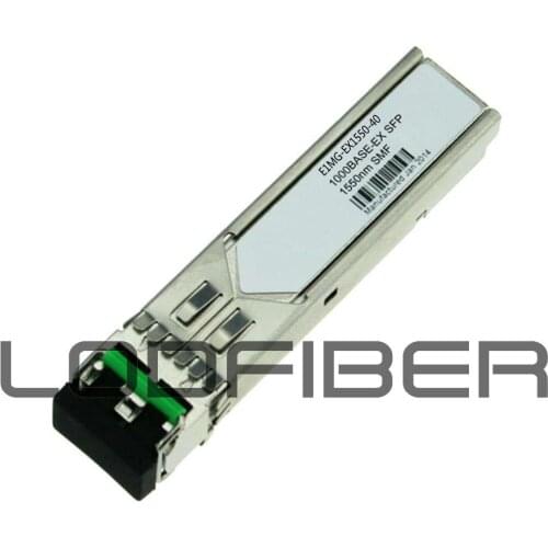 LODFIBER E1MG-EX1550-40 B-r-o-c-a-d-e Compatible 1000BASE-EX SFP 1550nm 40km DOM Transceiver