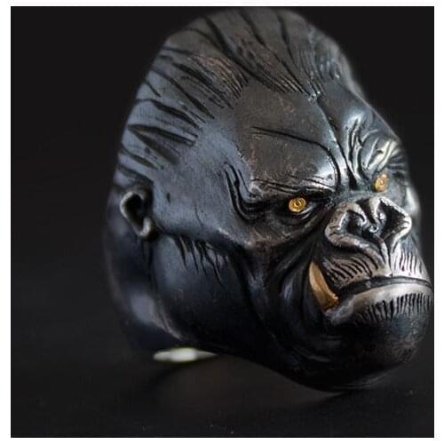 2020-7 New Rings For Men Retro Ring Punk Hip hop Ring Band Rings Brand Fashion Jewelry Male NO10