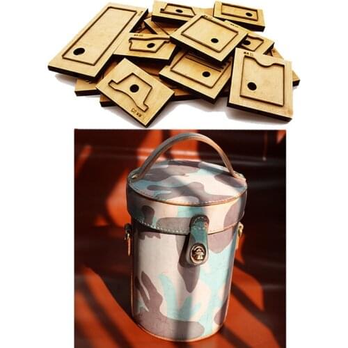 New Japan Steel Blade Bucket bag Leather Cutting Die Metal Die Cutter Leather Cut Mold Crafts Kraft Punch Tool 180x125mm