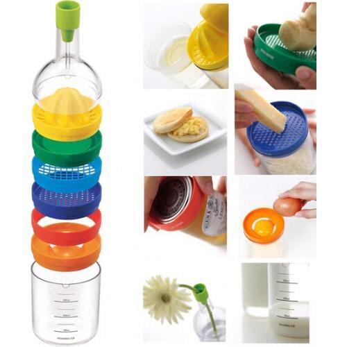 New Multi Functional 8 in 1 Kitchen Tool Set Multipurpose Kitchen Accessories Gadget Kitchen Bottle Tools Free Shipping