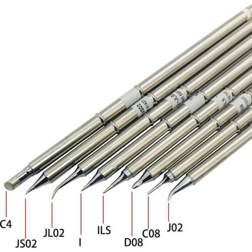 T12 Soldering Solder Iron Tips T12 Series Iron Tip For Hakko FX951 STC AND STM32 OLED Soldering Station Electric Soldering Iron