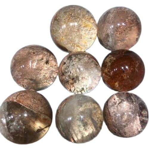 Polished Natural Phathom Ghost Crystal Spheres Healing Crystal Balls