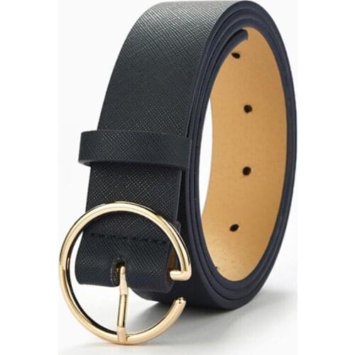 Ke Meiqi all-match womens beltnew metal buckle head fashion decorative dress thin belt female belt multi-color fashion ladybelt