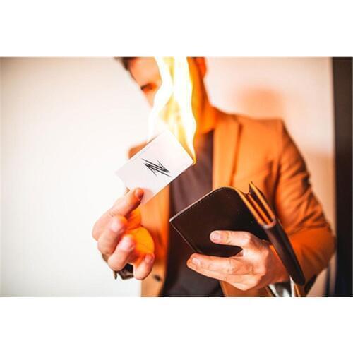 PYRO Wallet by Adam Wilber Magic Tricks Stage Close Up Magia Acceaory Mentalism Illusion Gimmick Fire Appearing Magie Props