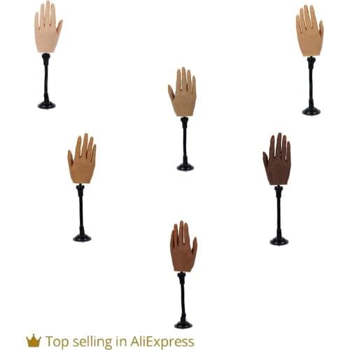 Real Practice Hand Model Nail Art Tools Adjustable High-quality Silicone
