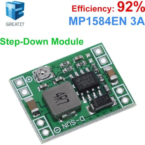 Ultra-Small Size DC-DC Step Down Power Supply Module MP1584EN 3A Adjustable Buck Converter for Arduino Replace LM2596