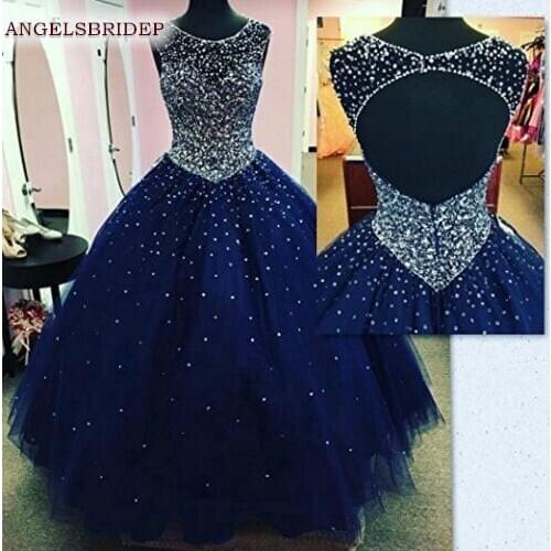 Sexy Quinceanera Dresses For 15 Party Sparking Beaded Tulle Sweet 16 Ball Gowns Debutante Birthday Party Dress