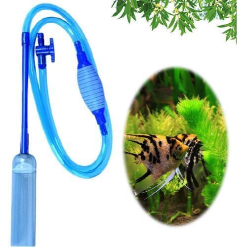 Large Aquarium Fish Tank Instant Siphon Cleaner Vacuum for Gravel and Sand