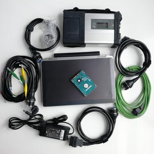 Scanner automotivo Repair Diagnosis Tool with MB Star C5 SD Connect C5+used laptop E6320 I5 4G+320GB HDD with software V12/2020