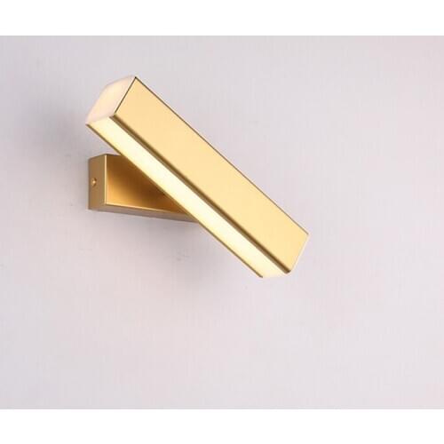 Modern Nordic Aluminum Led Decorative Wall Lamp IP65 Waterproof Rotating LED Wall Lamp for Staircase Bedroom Bedside Bathroom