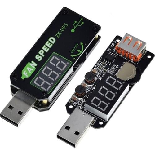 5V 5W USB Fan Governor Timer LED Dimming Module Voltage Adjustable Speed Controller With Shell For Office Home Car