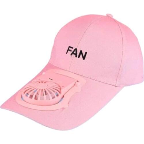 USB Charging Fan Baseball Cap Letters Embroidery Outdoor Sunscreen Sport Mini Cooler 3 Speed Adjustable Trucker Dad Hat