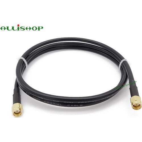 1-30Meters RP-SMA Male Jack to SMA Male RF Pigtail Cable LMR195 Brooches to Socket connector low loss Antenna extension Jumper
