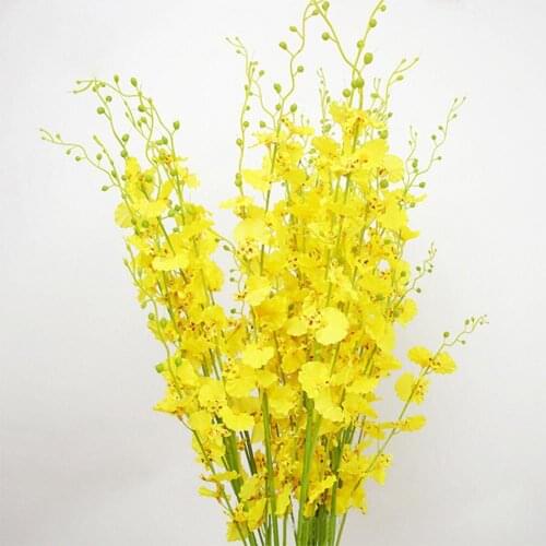 1Pc Artificial Orchid Flower Garden DIY Party Home Wedding Holiday Craft Decor