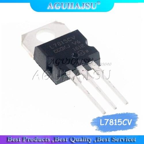10PCS L7815CV TO220 L7815 TO-220 7815 LM7815 MC7815 stabilivolt voltage-regulator tube New original