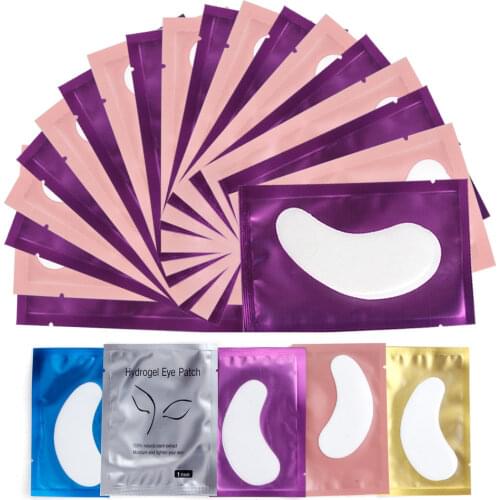 100/150/200 Pairs Pillows for Eyelash Extension Under Eye Lashes Patches Disposable Mixed Paper Pillow for Eyelashes Makeup Tool