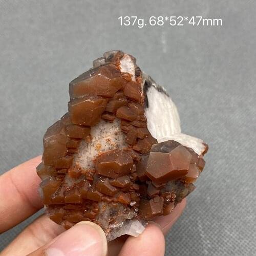 100% natural calcite pyrite ore specimen quartz crystal gemstone Free shipping
