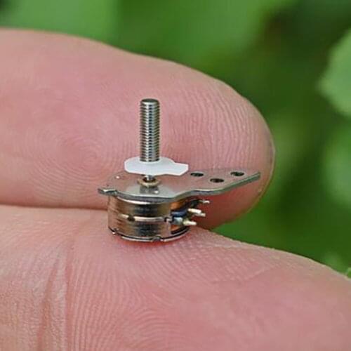5PCS micro stepper motor 2-phase 4-wire 7MM stepper motor camera focusing motor with push block precision accessories