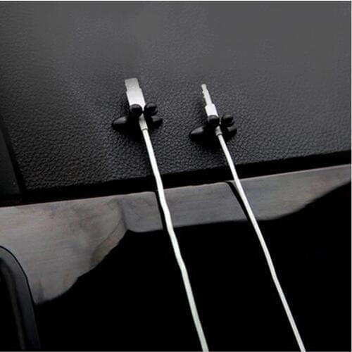 8PCS Car Charger Line Clamp Clamp Headphone/USB Cable Car Clip For Subaru XV Forester Outback Legacy Impreza XV BRZ Tribeca