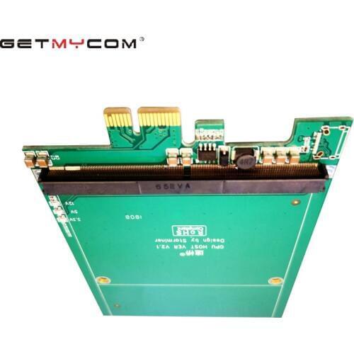 For BTC Miner Mining PCI-E to MXM3.0 Graphics Card PCI Express X1 to MXM 3.0 Raiser Card Adapter Converter Board with LED