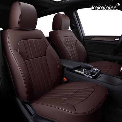 Kokololee Custom Leather car seat cover For Leopaard CS6 CS7 CS10 Q6 CT7 CS9 Mattu Lotus Cars L5 L3 Automobiles Seat Covers