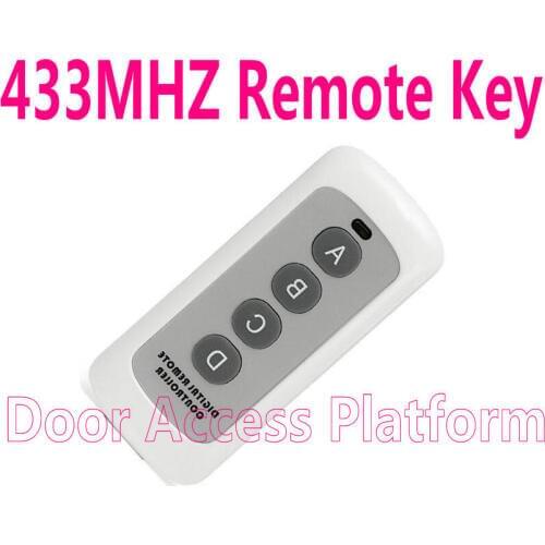 DC12V Small size Remote controller key for door opener Push Button 433MHz Important EV1527 study code