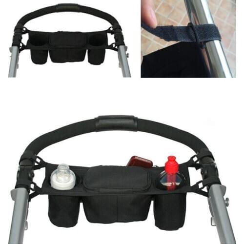 Baby stroller rear hanging tray hanging bag cup bag bottle bag umbrella umbrella universal