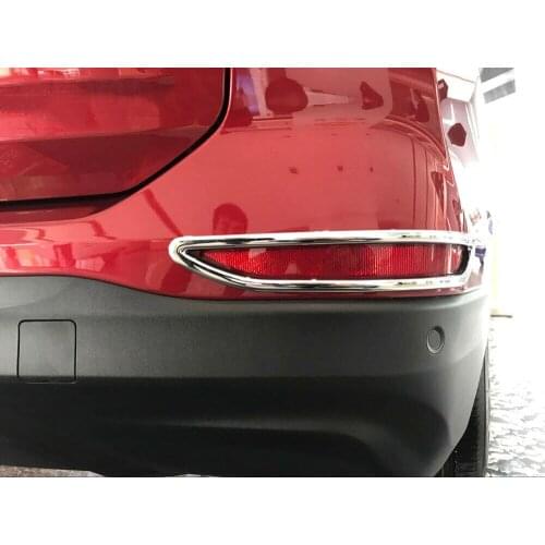 For Chevrolet Equinox 2018-2020 2 PCS ABS Chrome Rear Fog Light Lamp Trim Cover Car modification Auto parts