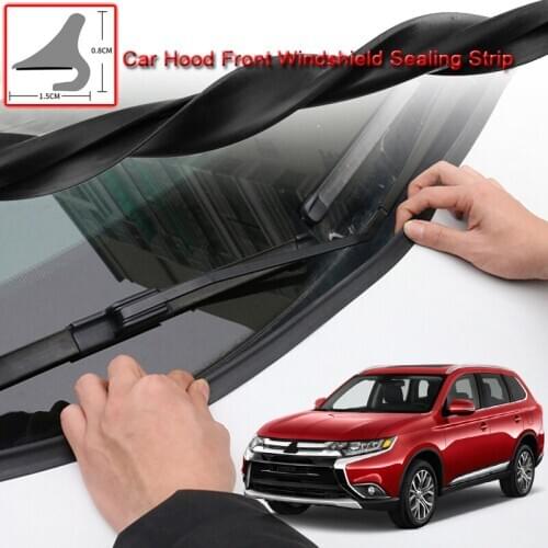 For Mitsubishi Outlander 2014-2020 Car Seal Strip Windshied Spoiler Filler Protect Edge Weatherstrip Strips Sticker Accessories