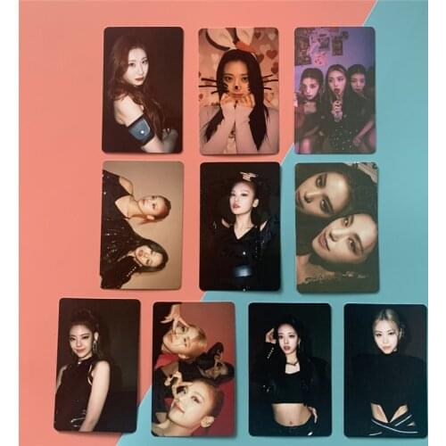 KPOP ITZY PhotoCards Yeji Lia Ryujin Chaeryeong Yuna 10Pcs/Set Postcard LOMO Cards For Fans Collection Gifts B94