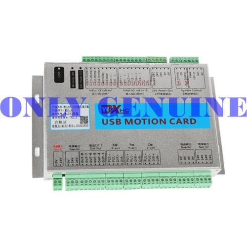 Mach3 cnc motion card, usb motion controller for cnc engraving machine, motion card 3 axis 4 axis 6 axis