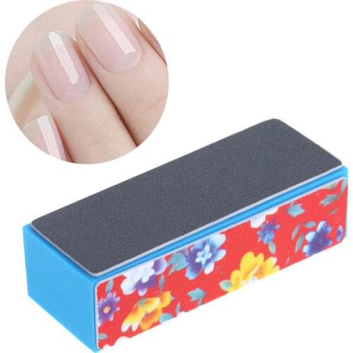 Yinikiz Nail Sanding Files Polish Sponge Buffer Block White Black Double Side Manicure Buffing Gel Polish Nail Art Tools