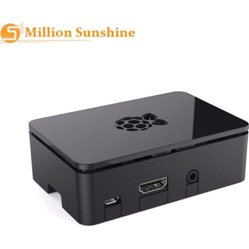 Raspberry pi 3b+ official original case raspberry pi 3 accessories Black Protective Case RPI121