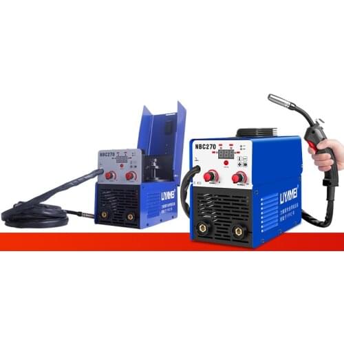 Carbon dioxide two protection welding machine 220V household portable airless integrated machine semi-automatic welding
