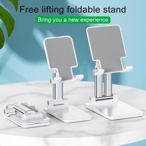 Universal Desk Mobile Phone Holder Stand Metal Foldable Stand For iPhone Xiaomi Huawei Tablet Holder For iPad Pro Air Surface