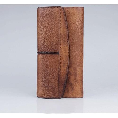 Vintage Women Leather Wallet Short Slim Male Purses Money Credit Card Holders Men Wallet ZP006