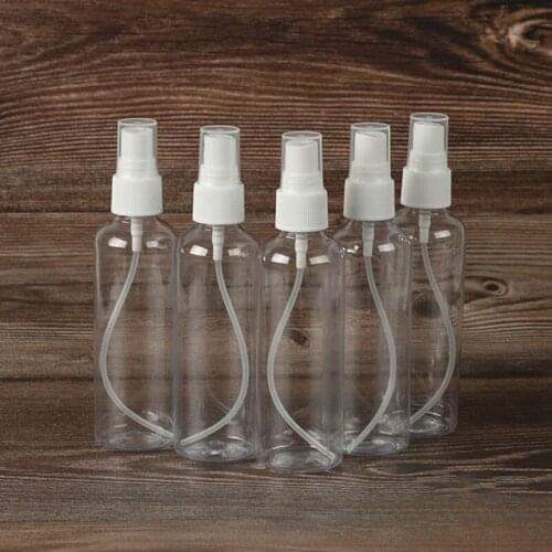 1Pcs!! 100ml Makeup Small Watering Can Spray Alcohol Disinfection Container Portable Transparent Air Spray Plastic Bottle