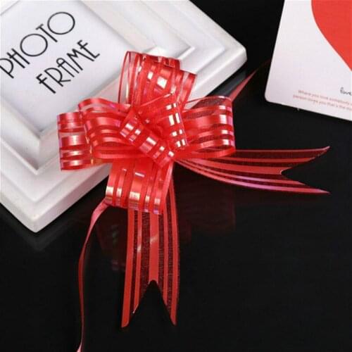 1pcs Red Snow Colour Gauze Flower Pulling Party DIY Decorations Baby Shower Cutout Festive Party Supplies DIY Decorations Event