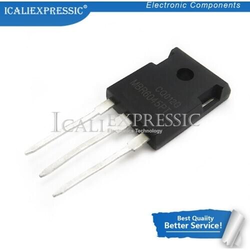 10PCS MBR6045PT TO-247 Schottky rectifier diode 60A 45V original authentic/In Stock