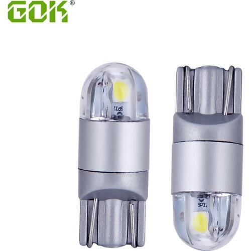 100pcs T10 LED Bulbs White 168 501 W5W LED Lamp Wedge T10 2smd led 3030 Interior Lights 6000K For auto car Motorcycle 12v