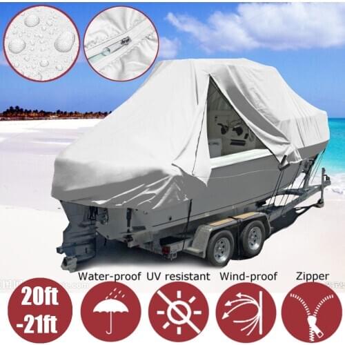 22-19ft 6.7-5.8m Boat Cover Marine Boat Yacht New Design Premium Heavy Duty 600D Trailerable Jumbo Boat Cover