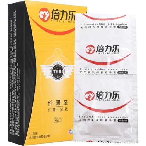 30pcs Pleasure More Mini Condom 46mm Ultra Thin Condom Small Condoms For Men Slim Penis Sleeve Adult Sex Products