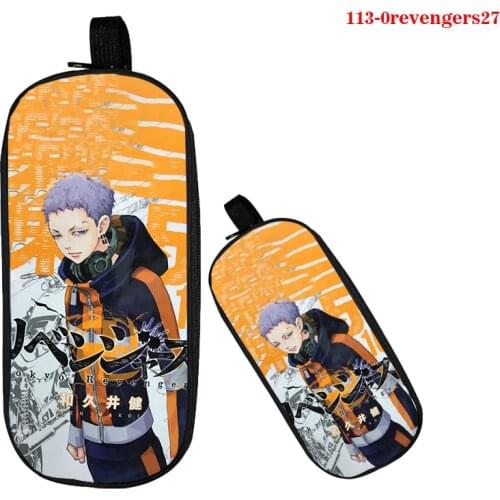 3Dprint Large Multifunction School Supplies Tokyo Revengers Pencil Case Student Storage Makeup Box Anime Stationery Cosmetic Bag