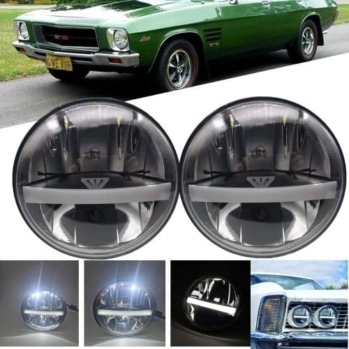 5.75'' LED Headlight for Chevy Premier Statesman Kingswood 5-3/4 Motorcycle Light Ford Cortina Capri Classic Car Muscle Iron 883