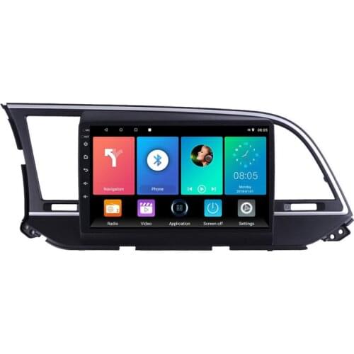 For Hyundai Elantra 2016 2017 2018 2 Din Android 8.1 9 Inch Car Radio Multimedia Video Player Wifi Navigation GPS