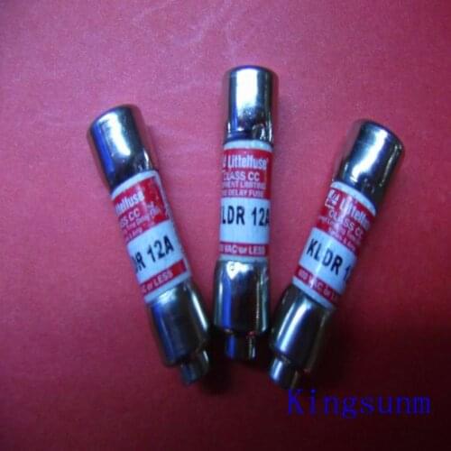 Free shipping 10pcs KLDR 12 genuine Netlon CLASS CCTIME-DELAY delay fuse / fuse 600V12A