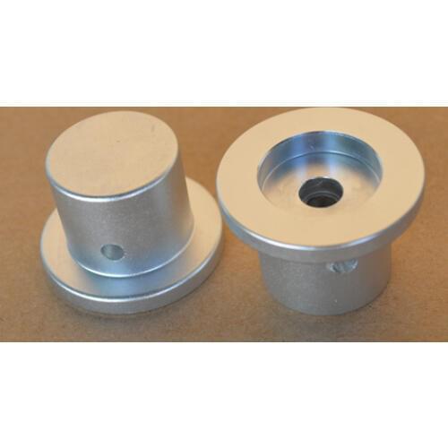 Free shipping Diameter 38MM Height 26MM silver Sandblasting all aluminum amplifier volume knob