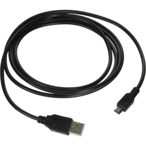 BLACK USB Data Charging Charger Cable Cord for Nintendo WII U Gamepad Controller