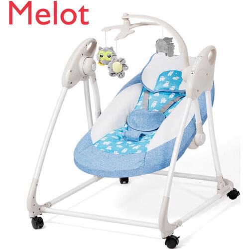 Baby Electric Rocking Chair with Baby Sleeping Comfort Chair Recliner Baby Sleeping Bassinet