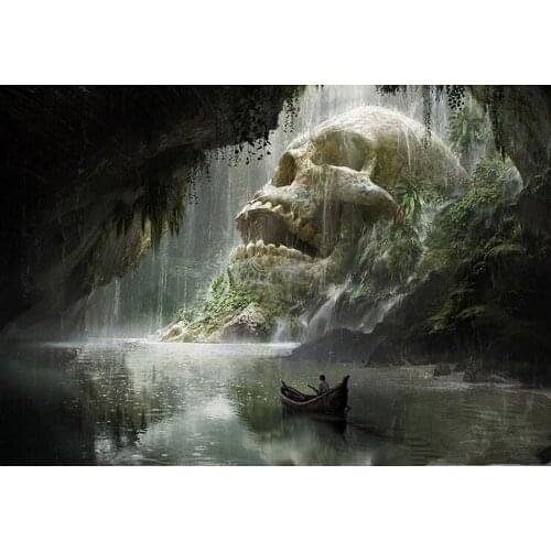 Full Square Round crystal Mosaic DIY 5D Diamond Painting scenery Diamond Embroidery Mysterious cave picture Home Decoration DF61